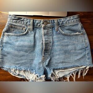 Reformation jean shorts